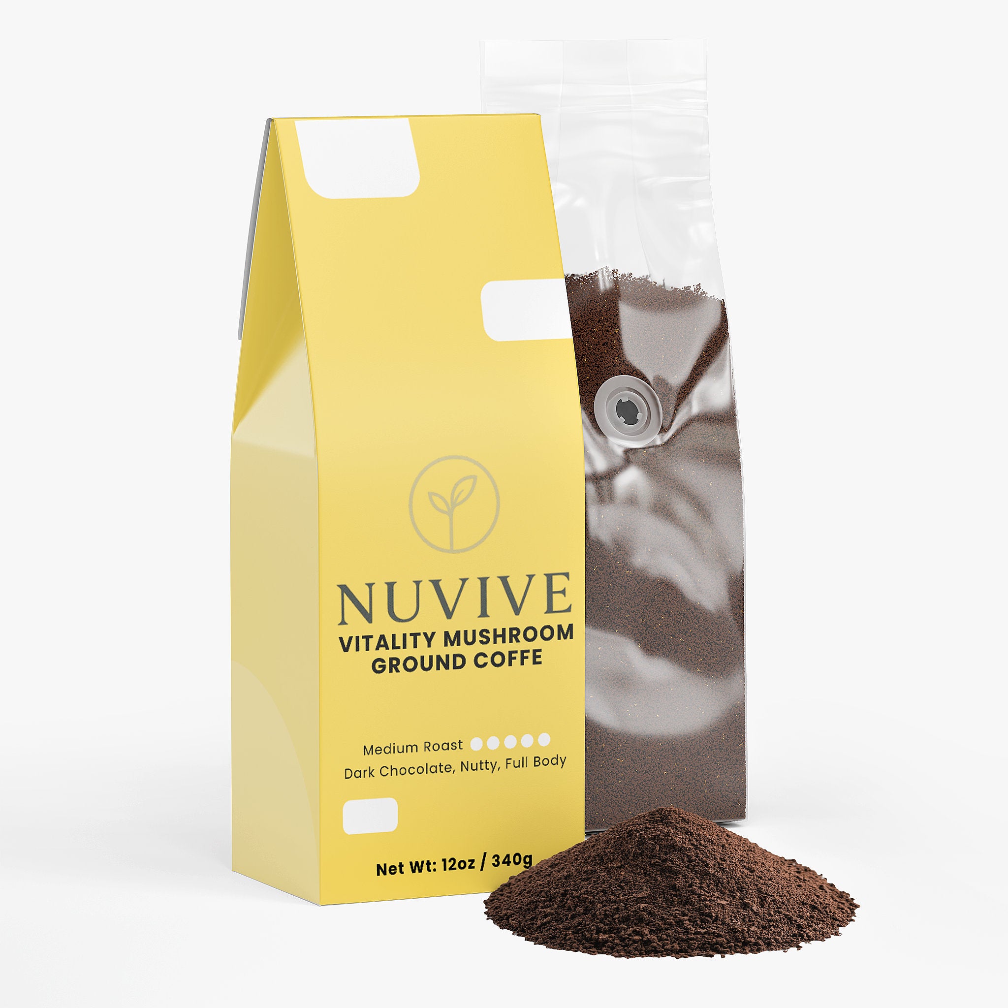 Vitality Mushroom Coffee (Medium Roast)