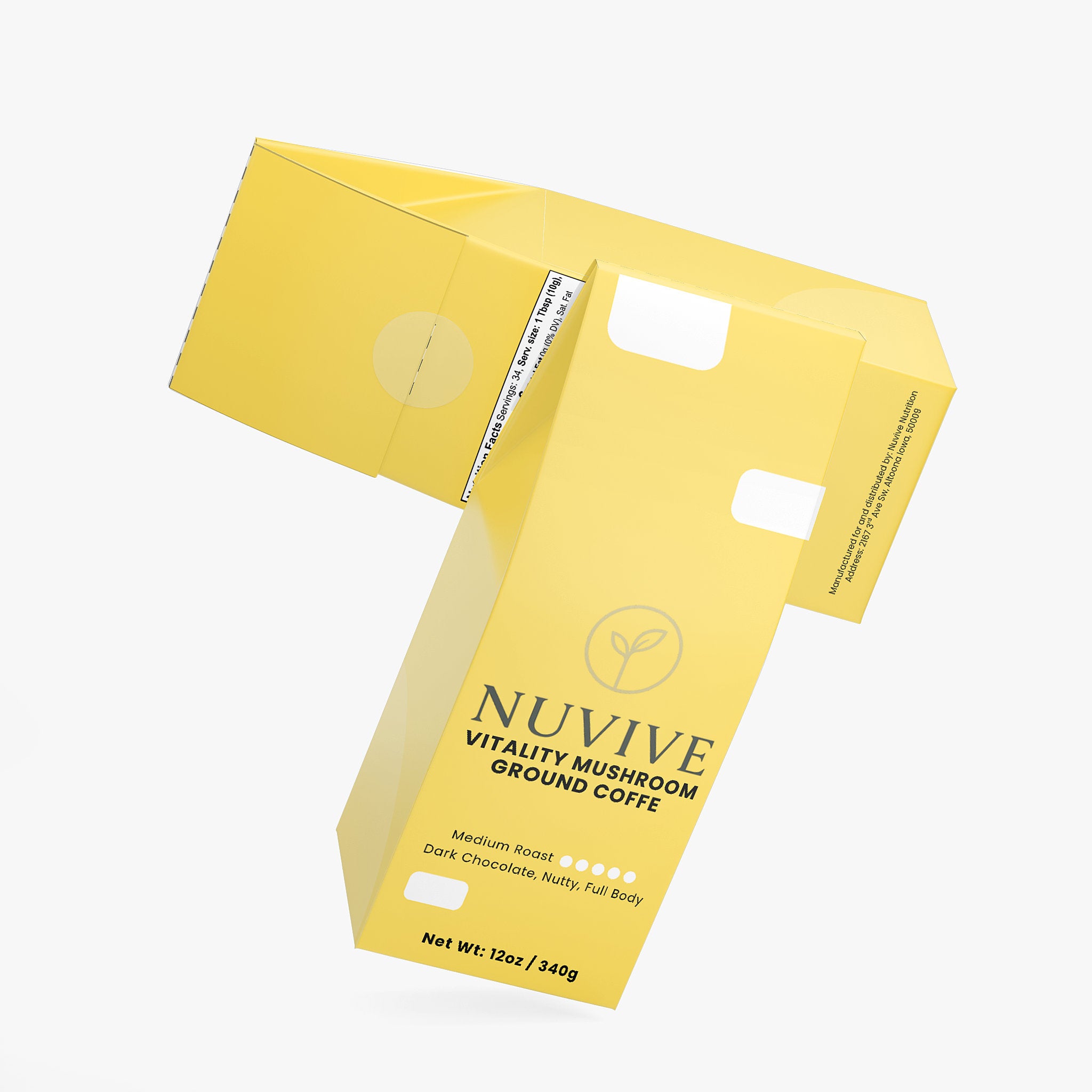 Vitality Mushroom Coffee (Medium Roast)(2-Pack Save 17%)